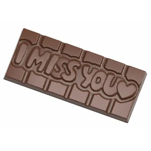 Moule Chocolat Tablette I Miss You (x4) Chocolate World 9