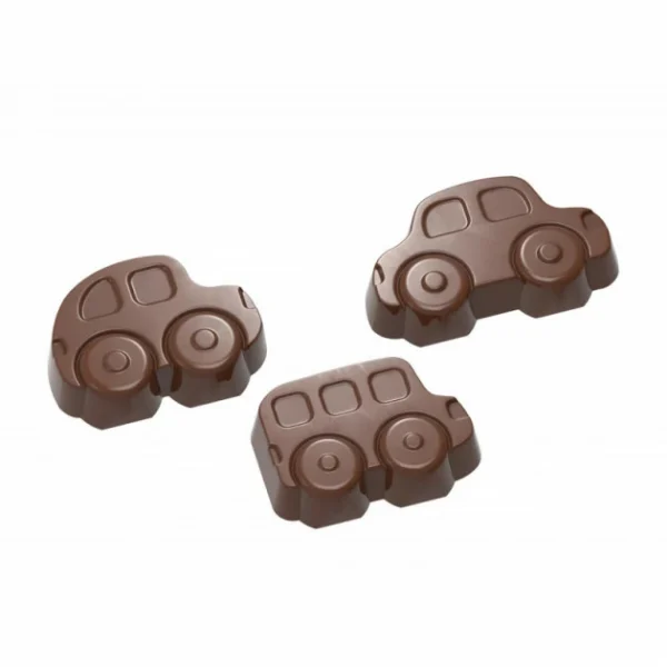 Moule Chocolat Voitures 37,5 mm (x24) Chocolate World 1