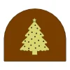 Moule Embout de bûche Sapin de Noël 80 x 68 mm Mallard Ferrière 5