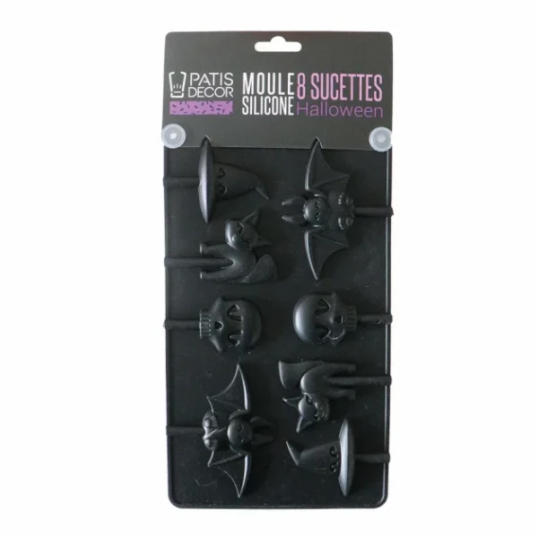 Moule Silicone Halloween 8 Sucettes Patisdécor 1