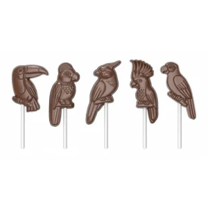 Moule Sucette Chocolat Oiseau Tropical (x5) Chocolate World 7