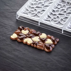 Moule Tablette Chocolat Eros 15,4 x 7,7 x H 1,1 cm (x3) Pavoni 9