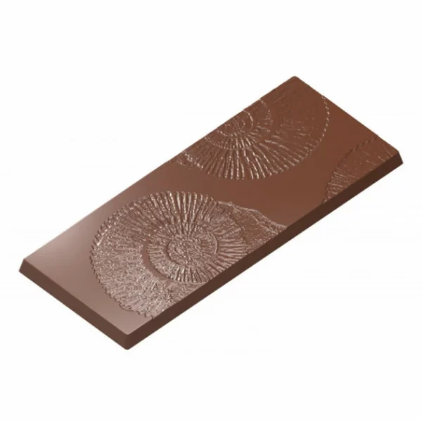 Moule Tablette Chocolat Fossile 117x48mm (x4) Chocolate World 1