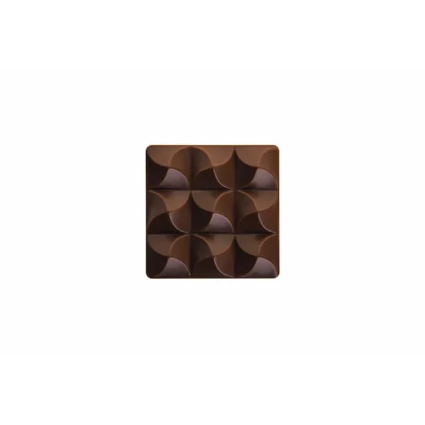 Moule Tablette Chocolat Mini Moulin 7 x 7 cm x H 1,4 cm (x6) Pavoni 1