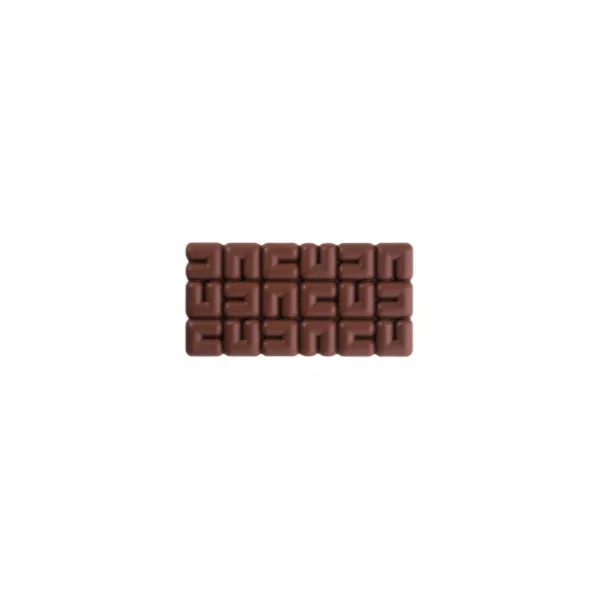 Moule Tablette Chocolat Ola 15,5 x 7,7 cm x H 1 cm (x3) Pavoni 3