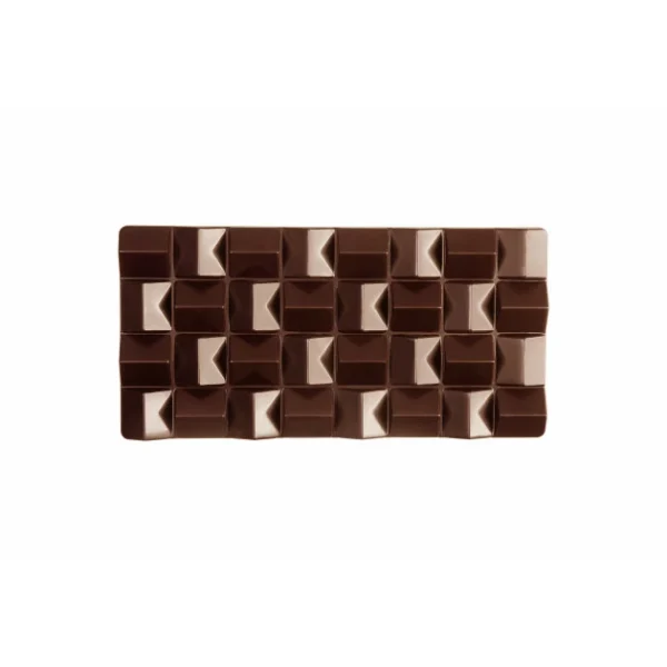 Moule Tablette Chocolat Pixie 15,4 x 7,7 cm x H 1,1 cm (x3) Pavoni 1