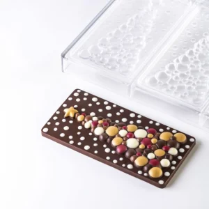 Moule Tablette Chocolat Sapin Bubble 15,4 x 7,7 cm Pavoni 8