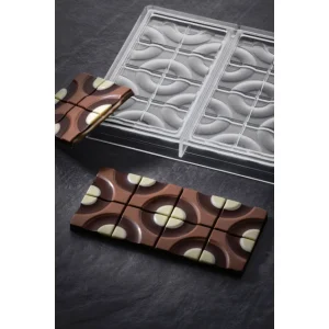 Moule Tablette Chocolat Target 15,4 x 7,7 cm x H 0,8 cm (x3) Pavoni 6